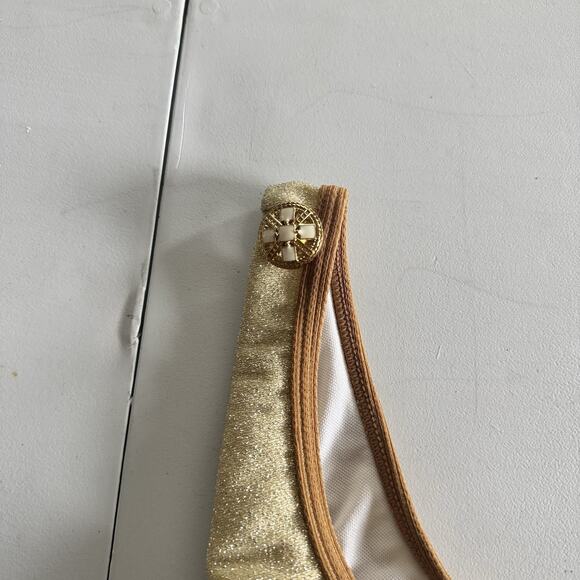 Natalie Off Duty Bikini set gold  One Shoulder , Cheeky Small womens - Picture 4 of 7